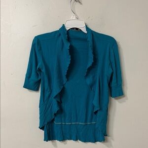Express Teal Open-Front Cardigan 2010
